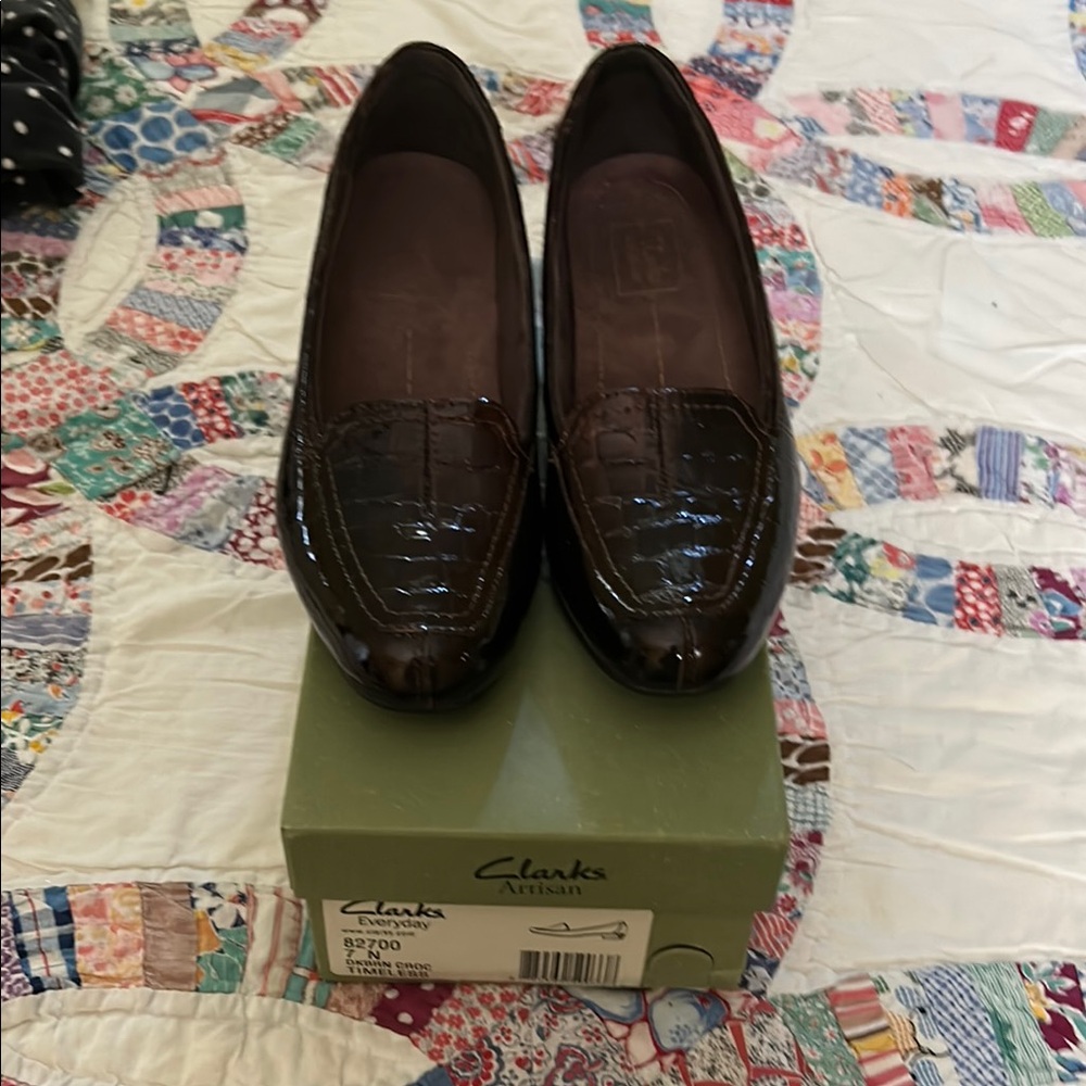 Clarks Women's Brown Loafers